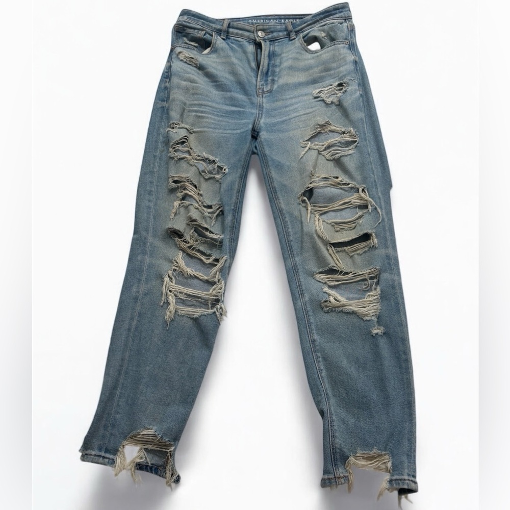 American Eagle Outfitters Blue Mom Jeans